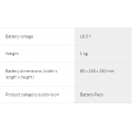 BOSCH Battery Pack 18V 4.0Ah. GBA18V 4.0AH