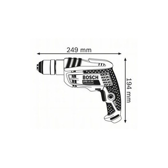 BOSCH GBM 10RE Professional Drill. Drill Metal. Compact and light weight.