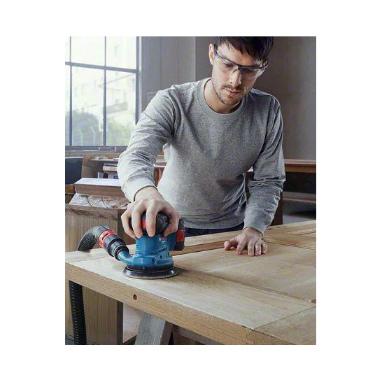 BOSCH GEX 185-LI Professional Cordless Random Orbit Sander. 5" (125mm). Bare Unit or Set