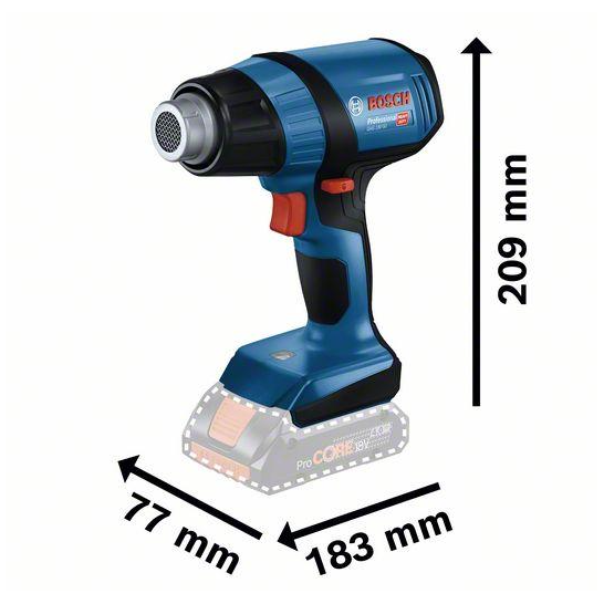 BOSCH GHG 18V-50 Professional Cordless Hot Air Gun / Heat Gun. Option for Set or Bare Unit