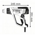 BOSCH GHG 20-63 Professional Hot Air Gun/Heat Gun Kit. Comes with accessories