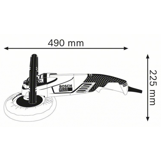 BOSCH GPO 12CE PRO Polisher With Accessories
