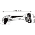 BOSCH GWS 18V-10 Professional Cordless Angle Grinder. 4 Inch (100mm).Bare Unit