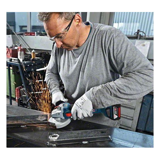 BOSCH GWS 18V-10 Professional Cordless Angle Grinder. 4 Inch (100mm).Bare Unit