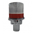 "TENTO" Solar Barricade Flashing Light For Unbreakable Cone