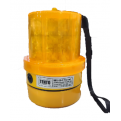 TENTO LED Flashing Light Magnetic Base MRL-2D. Yellow.