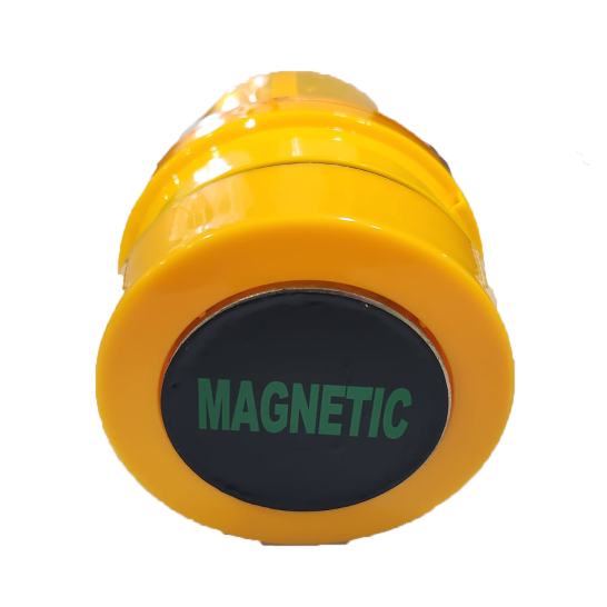 TENTO LED Flashing Light Magnetic Base MRL-2D. Yellow.