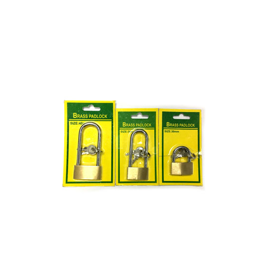 Brass Long Shackle Padlock