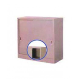 201 Half Height Glass Sliding Door Cupboard