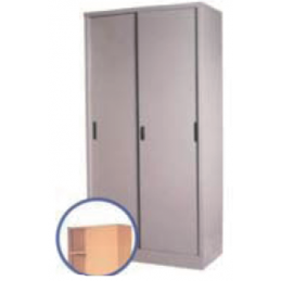 205 Full Height Steel Sliding Door Cupboard