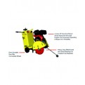 14'' Concrete Cutter C/W Launtop Diesel Engine