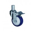 Rubber Scaffolding Wheel C/W Brake