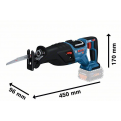 BOSCH GSA 185-LI Cordless Reciprocating Saw / Sabre Saw (Solo)
