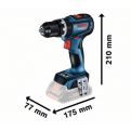 BOSCH GSB 18V-90C Professional Cordless Combi Impact Drill (Solo)