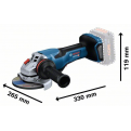 BOSCH GWS 18V-15P Cordless 5Inch (125mm) Angle Grinder Deadman Switch (Solo)