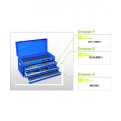 54pcs 3-Drawer Tool Set
