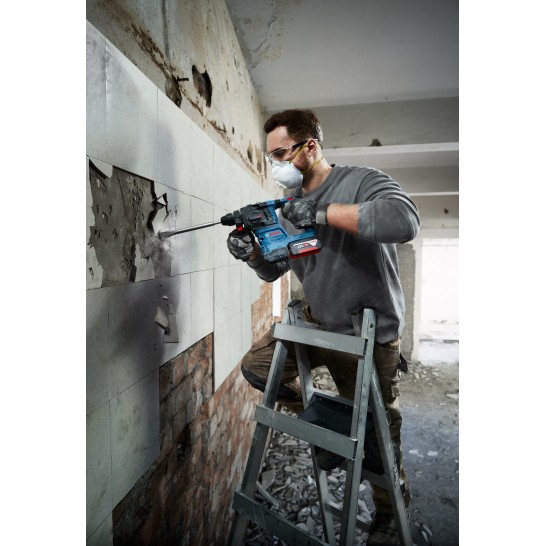 BOSCH GBH 185-LI Professional Cordless Rotary Hammer 18V Brushless Battery Set