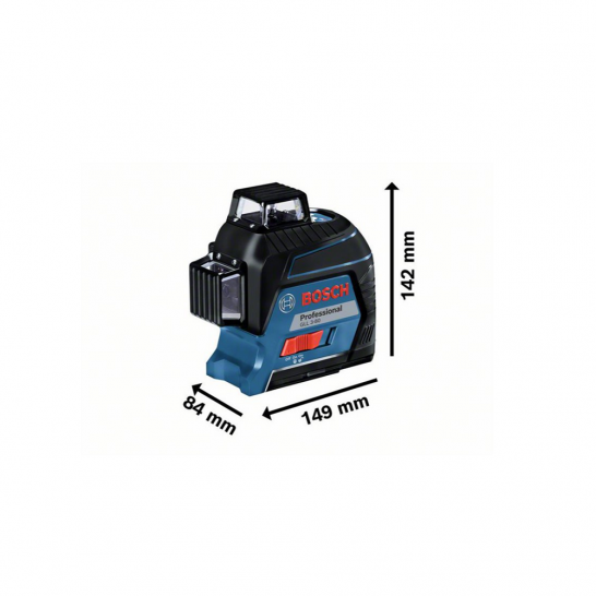 BOSCH GLL3-80 PRO Line Measure. Red Laser Line.