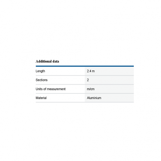 BOSCH GR240 Optical Level Measuring Rod 2M