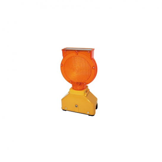"TENTO" Solar Yellow Flashing Light. Barricade Light.