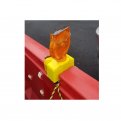 "TENTO" Solar Yellow Flashing Light. Barricade Light.