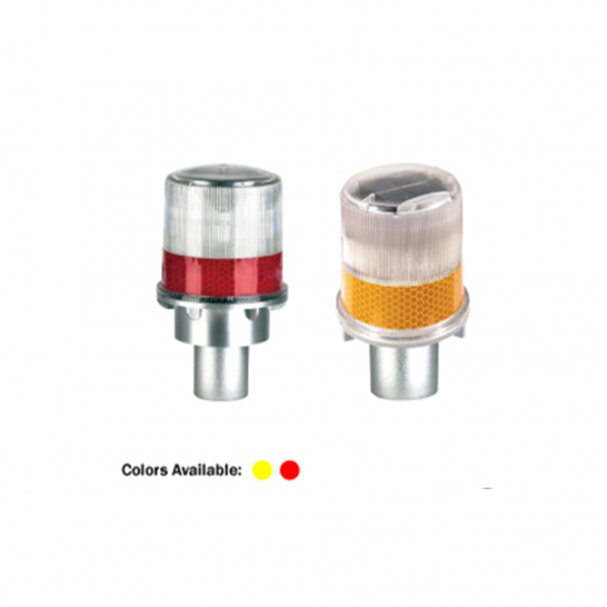 "TENTO" Solar Barricade Flashing Light For Unbreakable Cone