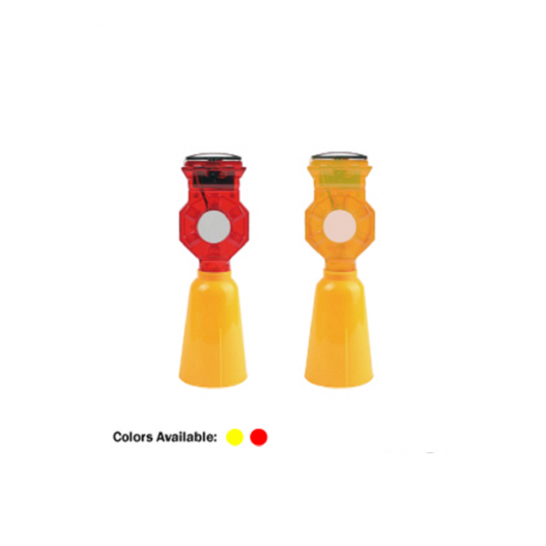 "TENTO" Solar Barricade Flashing Light For PE Cone