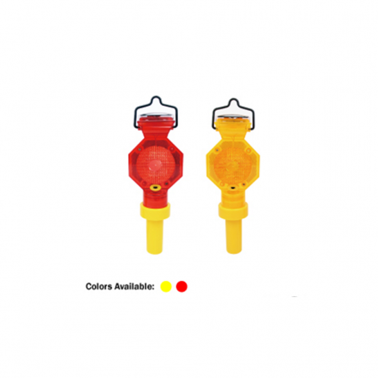 "TENTO" Solar Barricade Flashing Light For Unbreakable Cone