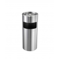 S/S Rubbish Bin C/W Ash Tray