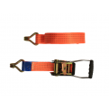 Ratchet Tie Down Belt 75mm Width 7.5ton and 8ton. C/W Certificate