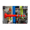 Flexible Bollard with Magnetic Base. 75cm height. Orange with Reflective Highly Visible.