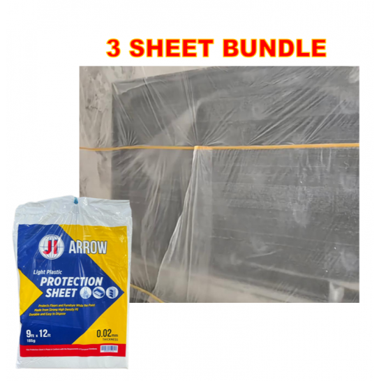 Plastic Drop Sheet for Painting and Renovation. Drop Cloth. Protection cover