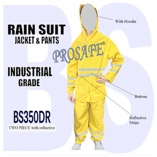 PROSAFE Rainsuit With Reflective Strips