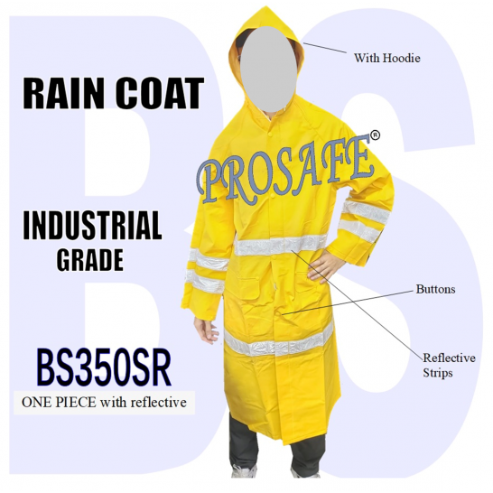 PROSAFE Raincoat With Reflective Strips