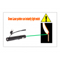 Rechargeable Green Laser Pointer with Adjustable Focus