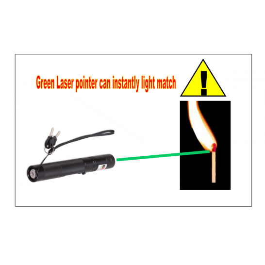 Rechargeable Green Laser Pointer with Adjustable Focus