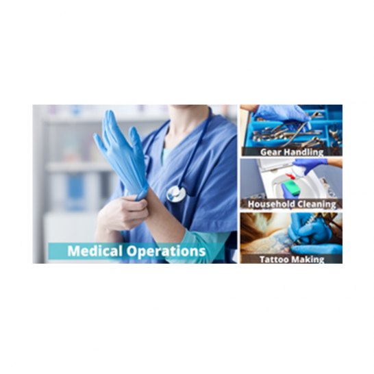 Top Glove Blue Disposable Nitrile Glove