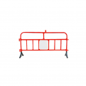 Red PVC Traffic Barrier