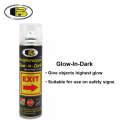 BOSNY Phosphorescent Glow-In-Dark Spray Paint. 200cc. NO.3000