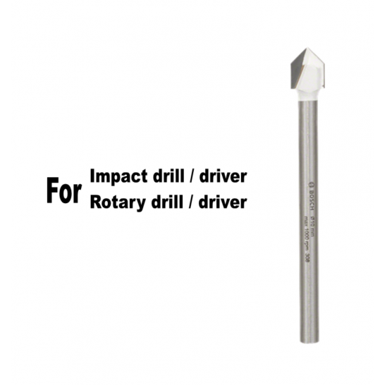 BOSCH Tile Drill Bit CYL-9 Ceramic. Sizes available 3mm to 12mm.