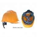 Safety Helmet with built-in retractable clear visor, ratchet inner liner & ventilation holes