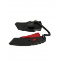 Retractable Utility Knife with Holster and Spiral Spring/Coil Safety Lanyard
