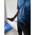 Retractable Utility Knife with Holster and Spiral Spring/Coil Safety Lanyard