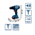 BOSCH GSB 183-LI Professional Cordless Impact Drill Driver.