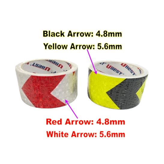U-BEST Honeycomb Grade Reflective Tape Arrow Shape