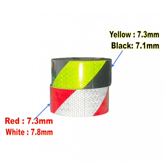 U-BEST Honeycomb Grade Reflective Tape Diagonal Stripes