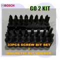 BOSCH GO 2 Professional Cordless Screwdriver Kit. Comes With 33pcs Screw Bits Set and Micro USB Cable