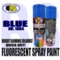 BOSNY Fluorescent Spray Paint Red, Pink, Green, Blue, Yellow, Orange, Orange Yellow , white and Purple.