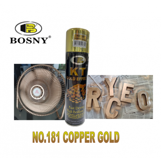 BOSNY KT Gold Effect Spray
