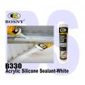 BOSNY Acrylic Silicone Sealant White. B330